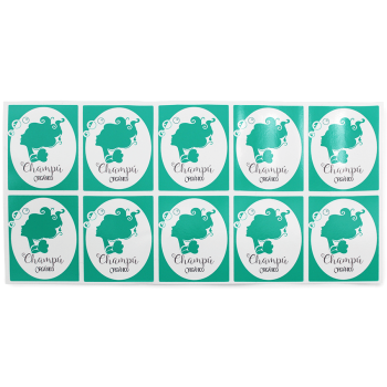 Aufkleber für Bio Shampoo DIY