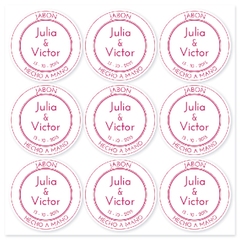 Individuell gestaltbare Aufkleber basic