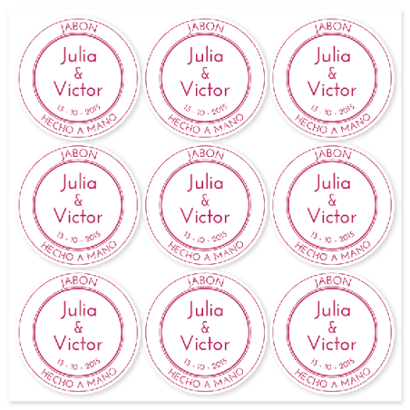 Individuell gestaltbare Aufkleber basic