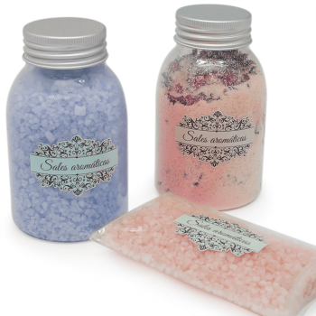 Vintage-Aufkleber für aromatische Salze. Online-Verkauf