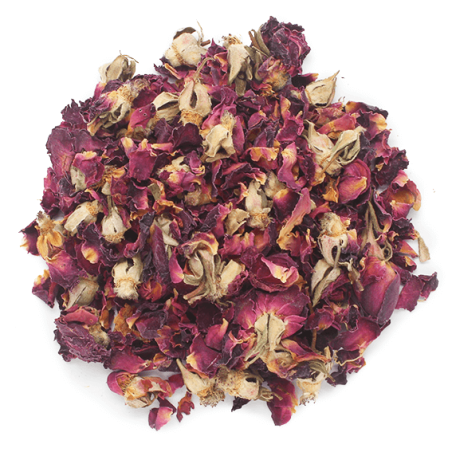 Getrocknete Rosenblätter