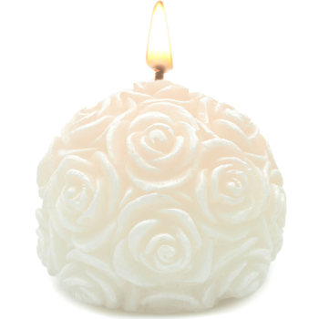 Weiße Farbe zum Dekorieren von Kerzen. Online-Verkauf.