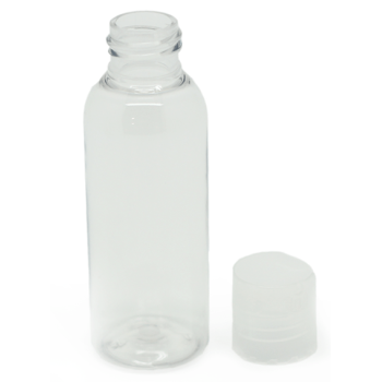 Dlhá pet fľaša 50 ml uzáver dis top Dlhá pet fľaša 50 ml uzáver dis top