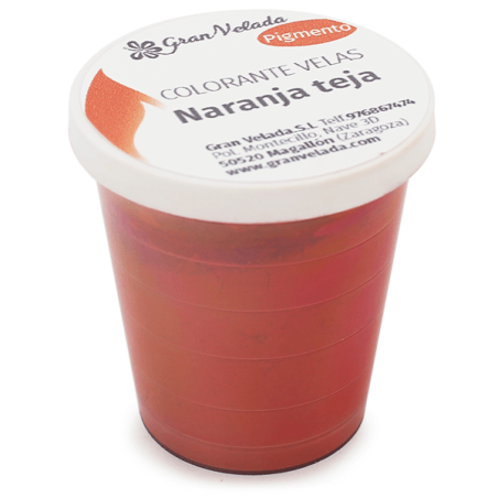 Ziegeloranger Pigmentfarbstoff für Kerzen