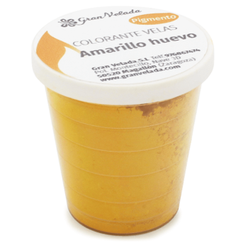 Eigelber Pigmentfarstoff für Kerzen