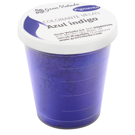 Indigoblauer Pigmentfarbstoff für Kerzen