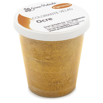 Ockerfarbener Pigmentfarbstoff für Kerzen