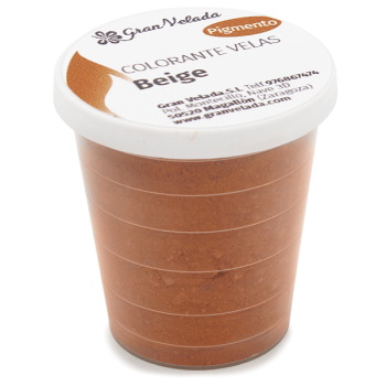 Beige Pigmentfarbstoff für Kerzen