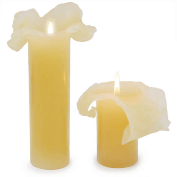 Kerzen, die sich in zwei Hälften öffnen. Set zur Herstellung.