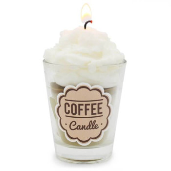 Etiketten für aromatische Kaffeekerzen. Online-Verkauf