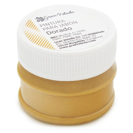 Goldene Seifenfarbe