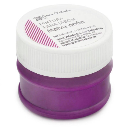 Neon-lila Farbe für Seife