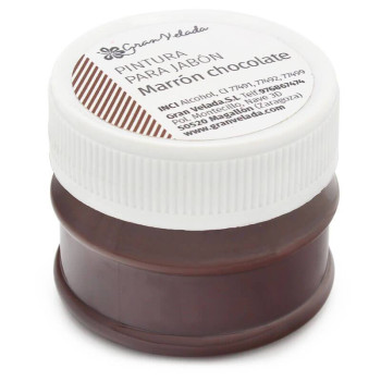 Schokoladenbraune Seifenfarbe