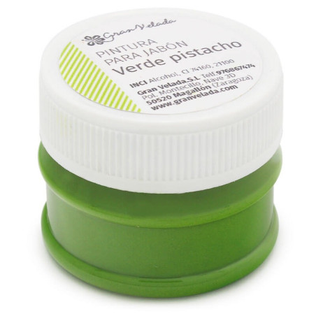 Pistaziengrüne Seifenfarbe