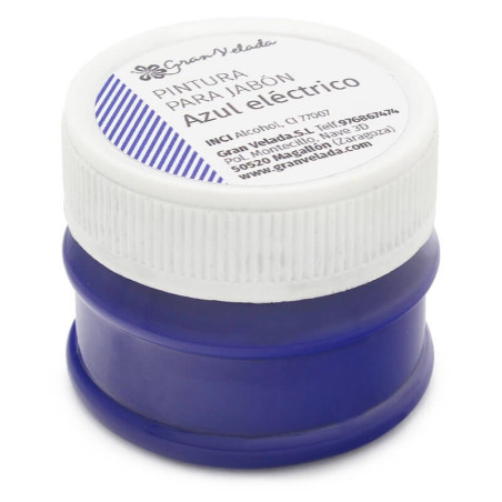 Elektrische blaue Farbe für Seife