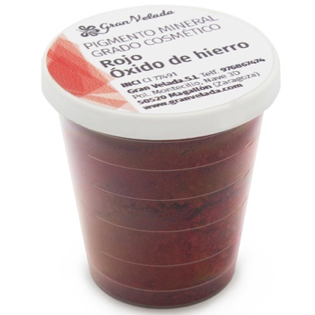 Kosmetisches rotes Eisenoxid Mineralpigment