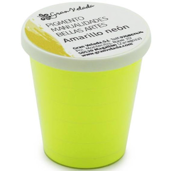 Farebný pigment na ručné práce neónovo žltá