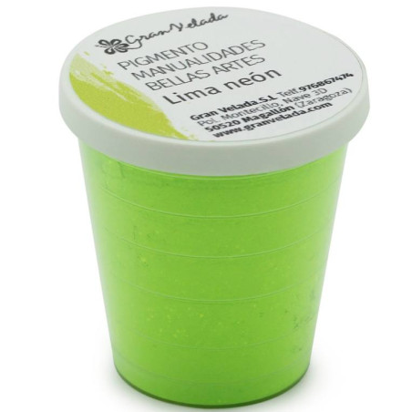 Farebný pigment na ručné práce neónovo limetková