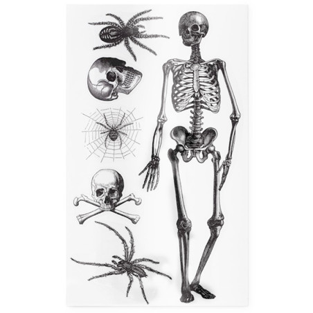 Gruselige Halloween-Aufkleber