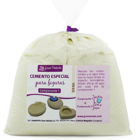 Cement pre figúrky sienna