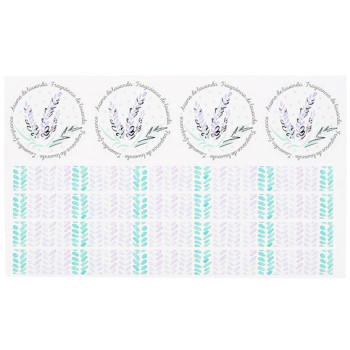 Dekorative Aufkleber Lavendelduft