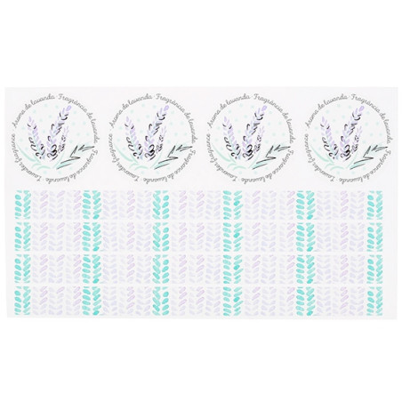 Dekorative Aufkleber Lavendelduft