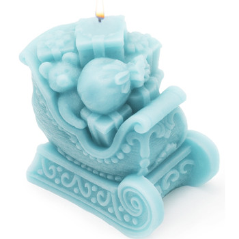 Form Weihnachtsschlitten mit Weihnachtsmanngeschenken