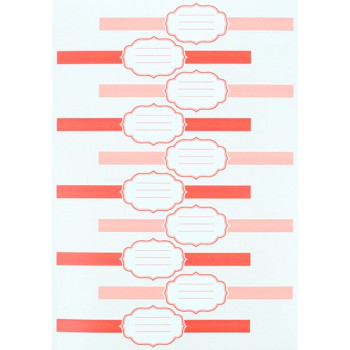 Aufkleber für hausgemachte Konfitüren. Online-Verkauf.