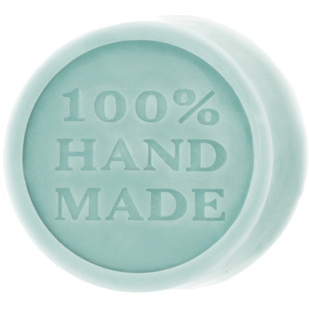 Forma na mydlá s nápisom 100% hand made