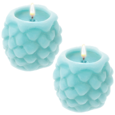 Form 2 Kerzen Weihnachten Ananas