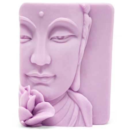 Buddha-Gesicht mit Lotosblüte Form