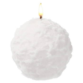 Forma na sviečky snehová guľa 6 cm Forma na sviečky snehová guľa 6 cm