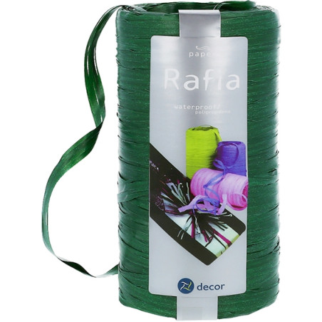 Borovicová zelená rafiová stuha