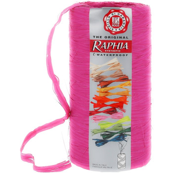 Fuchsia rafiová páska