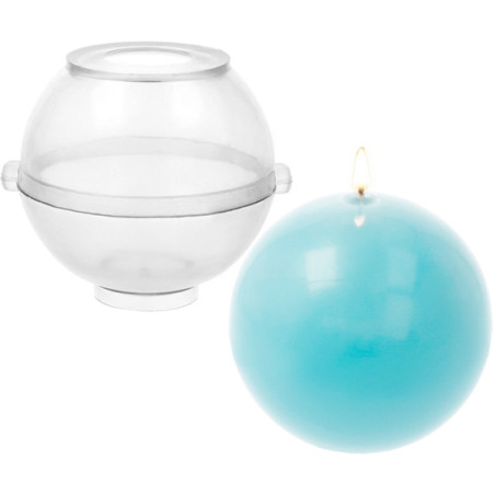 Priehľadná forma na okrúhle sviečky 6 cm