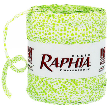 Raffia stužka pistáciové srdiečka Raffia stužka pistáciové srdiečka