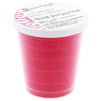 Glitzerrosa Lippenfärbung