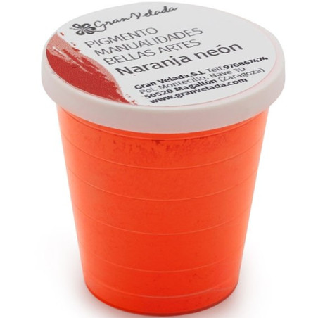 Farebný pigment na ručné práce neónová oranžová