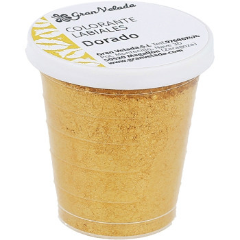 Goldene Lippenfärbung