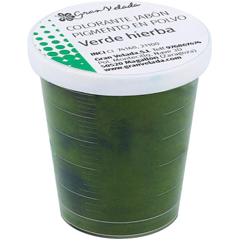 Trávovo zelený práškový pigment na mydlo