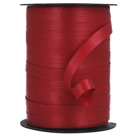 Jasne červená ozdobná stuha