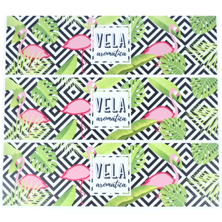 Safari Aufkleber für Kerzen in Dosen