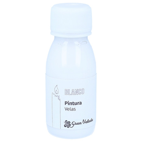 Biela farba na sviečky