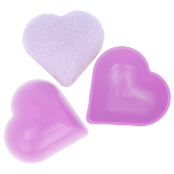 Forma na bomby do kúpeľa v tvare srdca