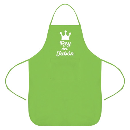 Grüne Schürze König der Seife
