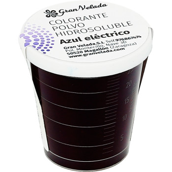 Vo vode rozpustné elektromodré farbivo v prášku