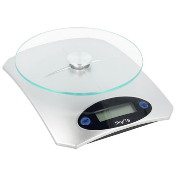 Digitalwaage 5 kg silber