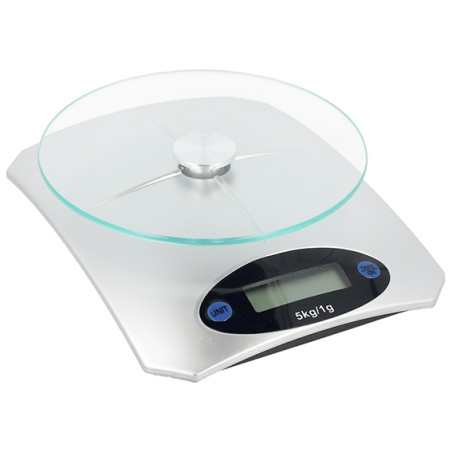 Digitalwaage 5 kg silber