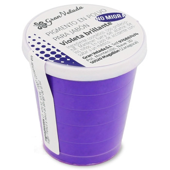 Pigmentové práškové svetlofialové mydlo