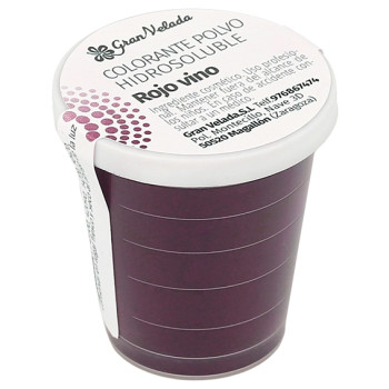 Vo vode rozpustné vínovo červené farbivo v prášku